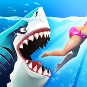 تحميل لعبة القرش Hungry Shark World مهكرة 2026 مجاناً